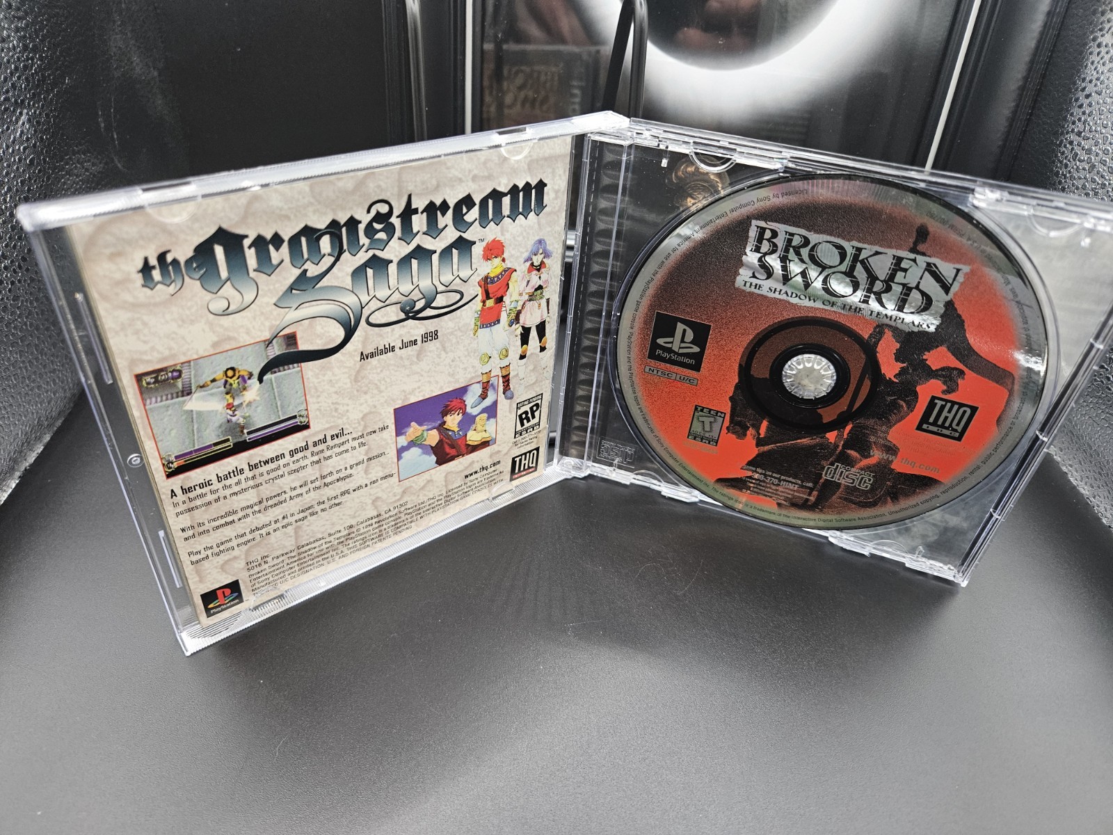 Broken Sword The Shadow of the Templars / Playstation 1 / CIB W Reg Card / Read