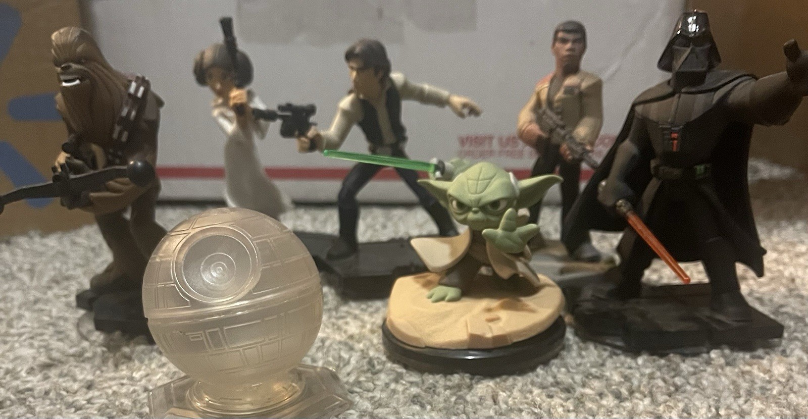 Disney Infinity 3.0 Edition Star Wars Lot Of 7 Including Death Star. Great Cond