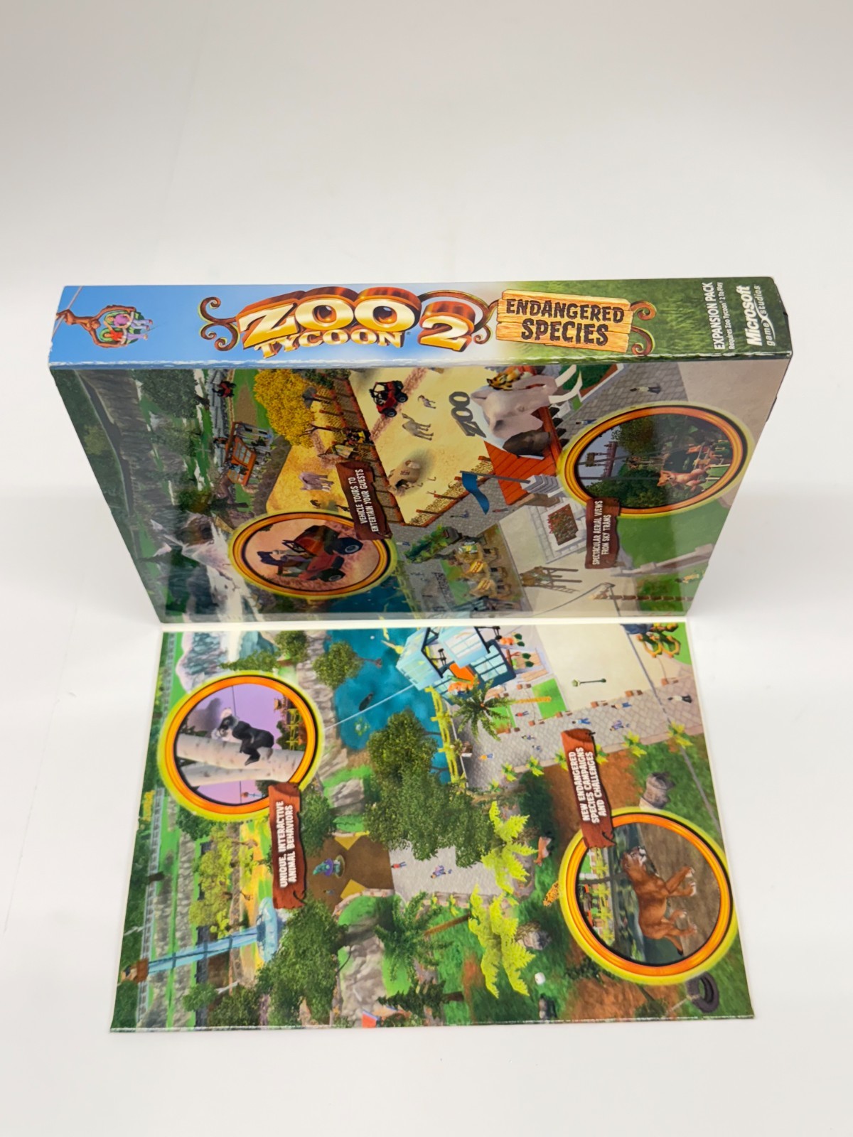 Zoo Tycoon 2 Endangered Species Expansion Pack PC CD-ROM 2005 New Sealed