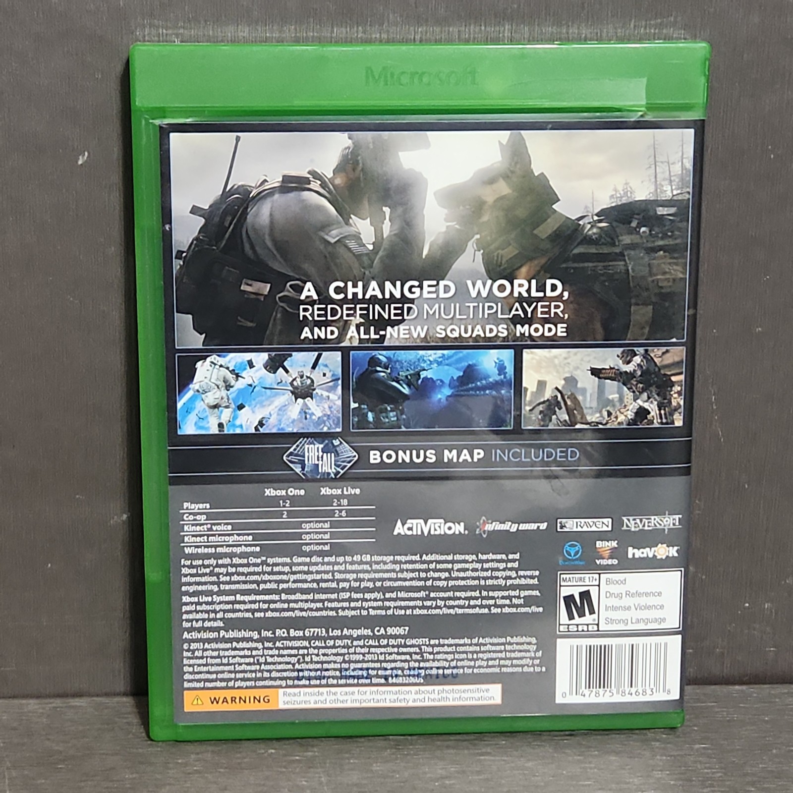 Call of Duty Ghosts Xbox One Video Game
