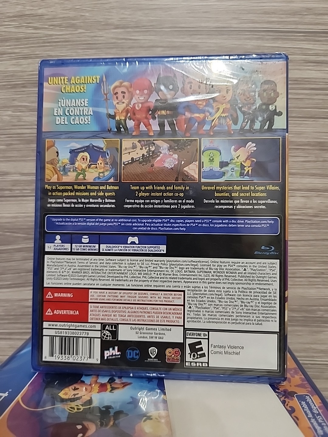 DC’s Justice League Cosmic Chaos (Sony PlayStation 4, 2023) Brand New Sealed