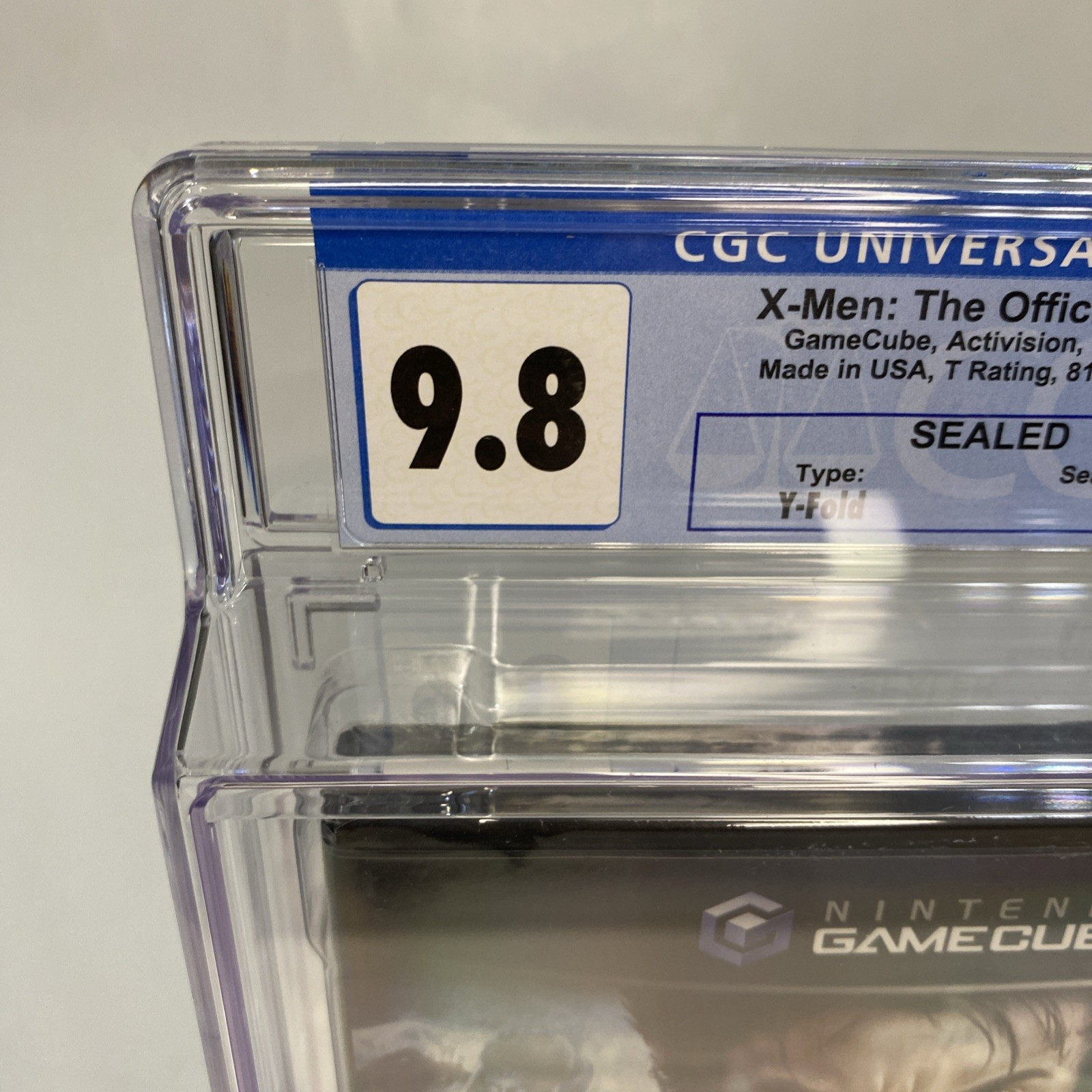 CGC 9.8 A+ SEALED X-MEN 1st Print The Official Game [MARVEL] (Nintendo GameCube)