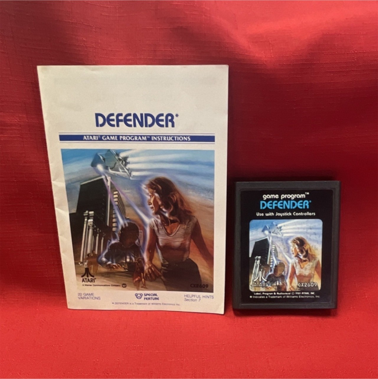 Atari Defender Arcade Game for Atari 2600 Manual Included