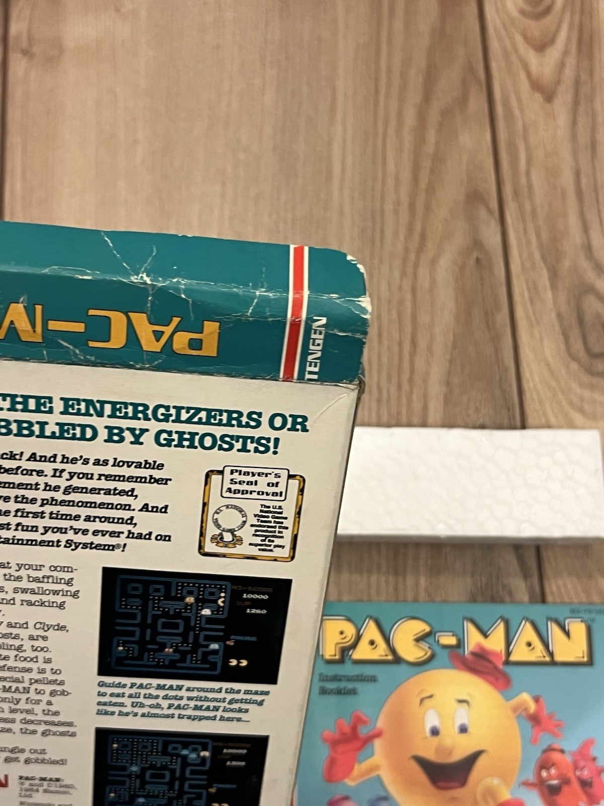 Pac-Man (Nintendo NES, 1990) Tengen CIB Complete Tested Works