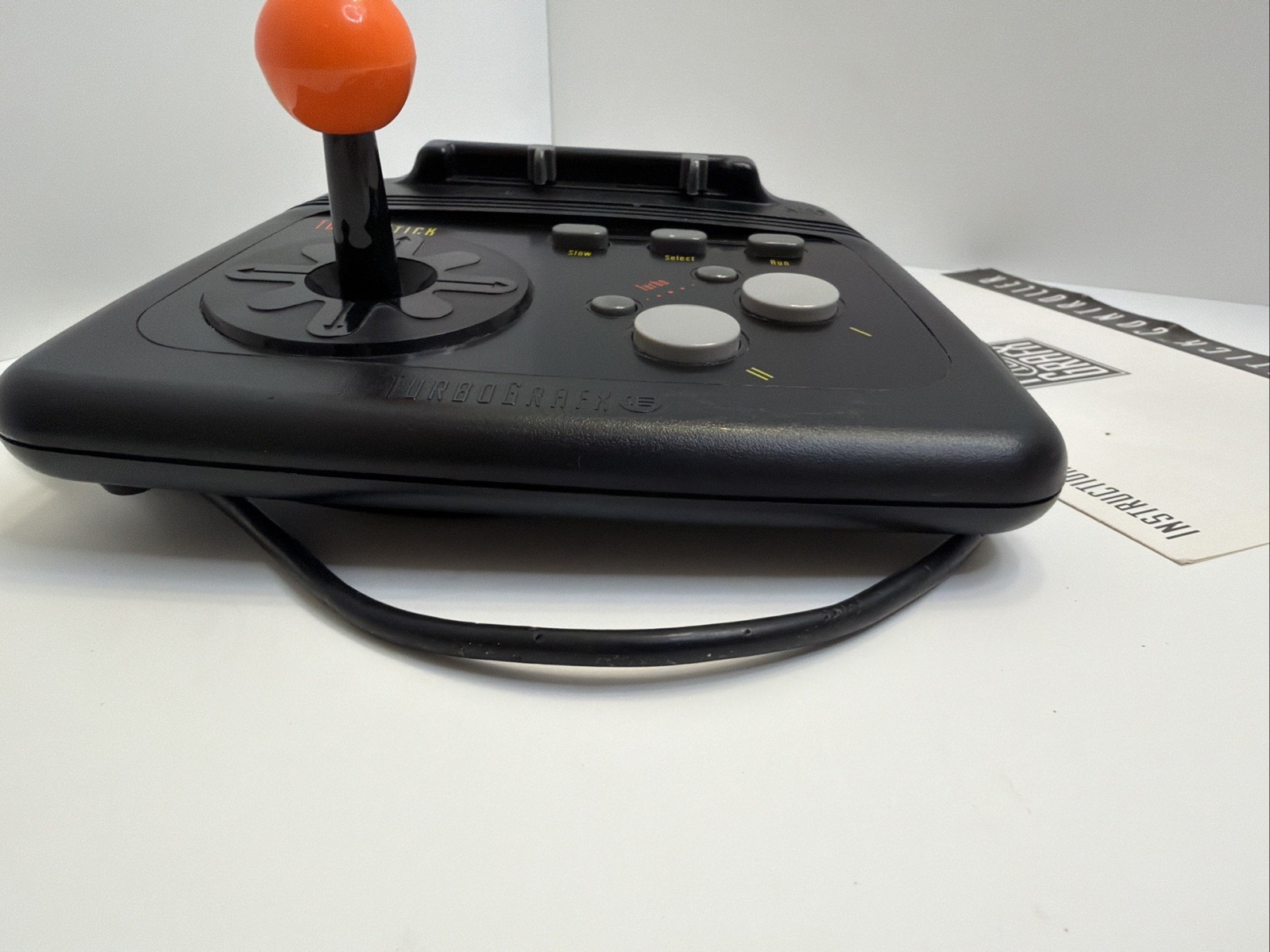 Turbo Stick (TurboGrafx-16, 1990) Tested w/ Instruction Manual HES-STK-01