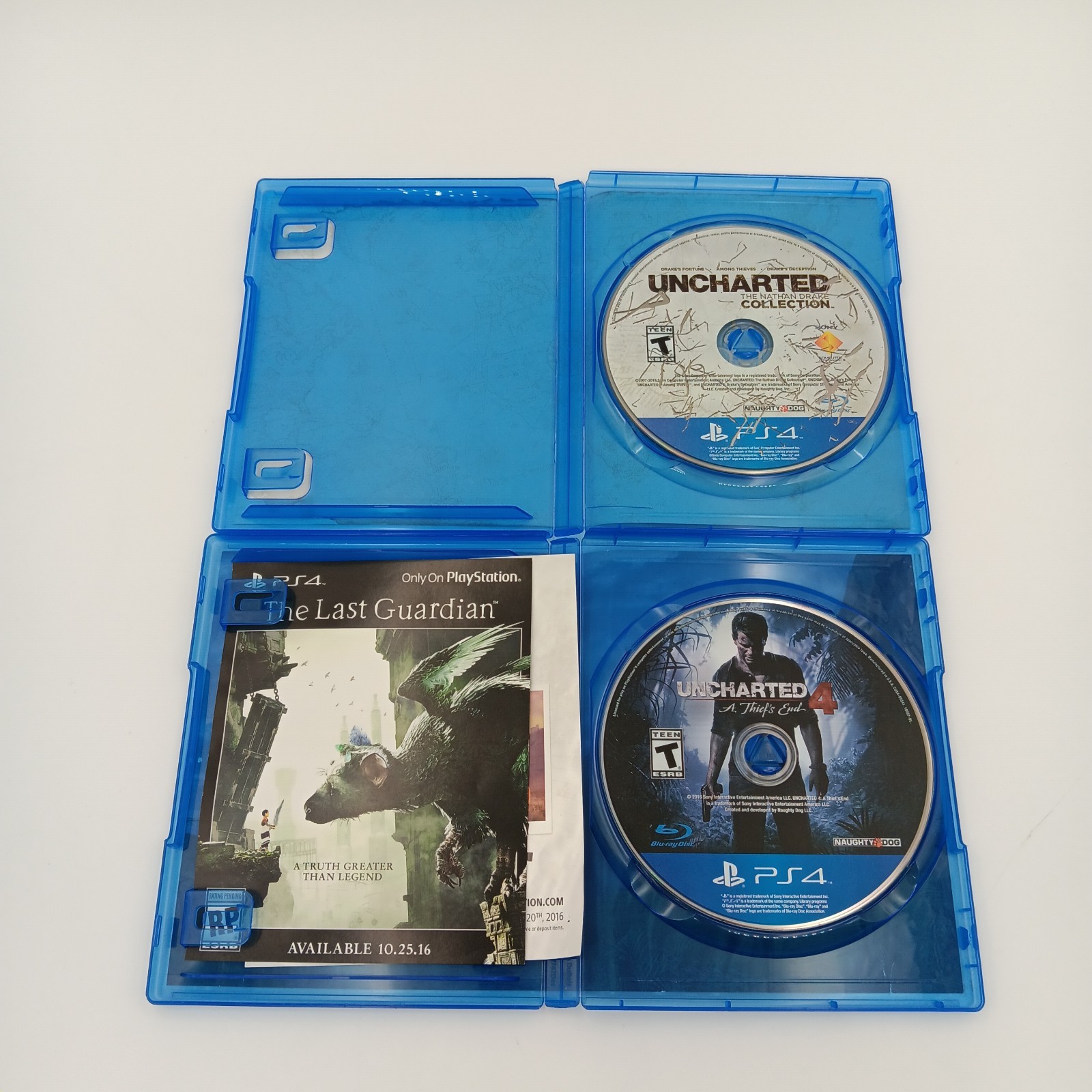 Uncharted Nathan Drake Collection + Uncharted 4 Bundle Playstation 4 READ