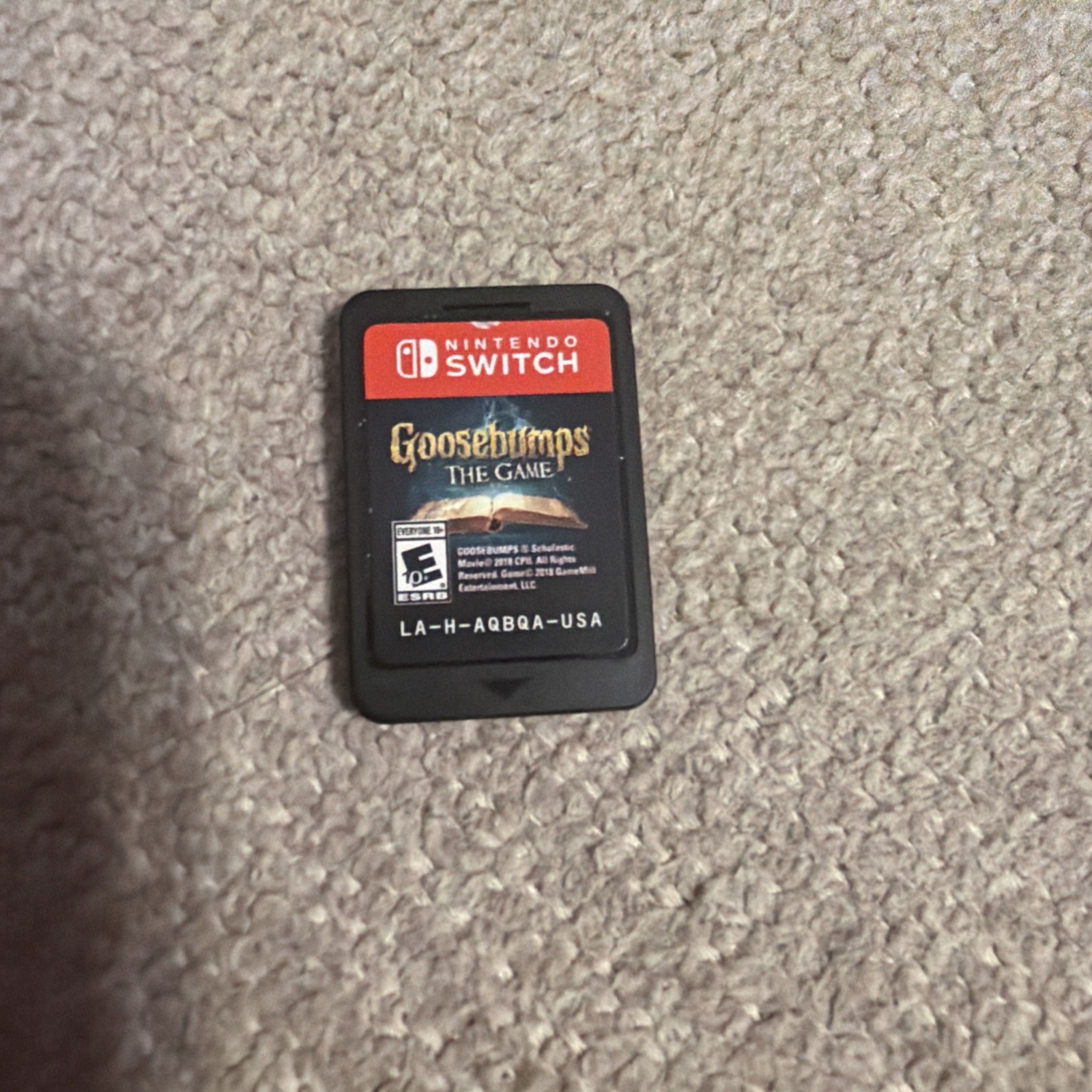 Goosebumps The Game – Nintendo Switch Cartridge Only – Tested