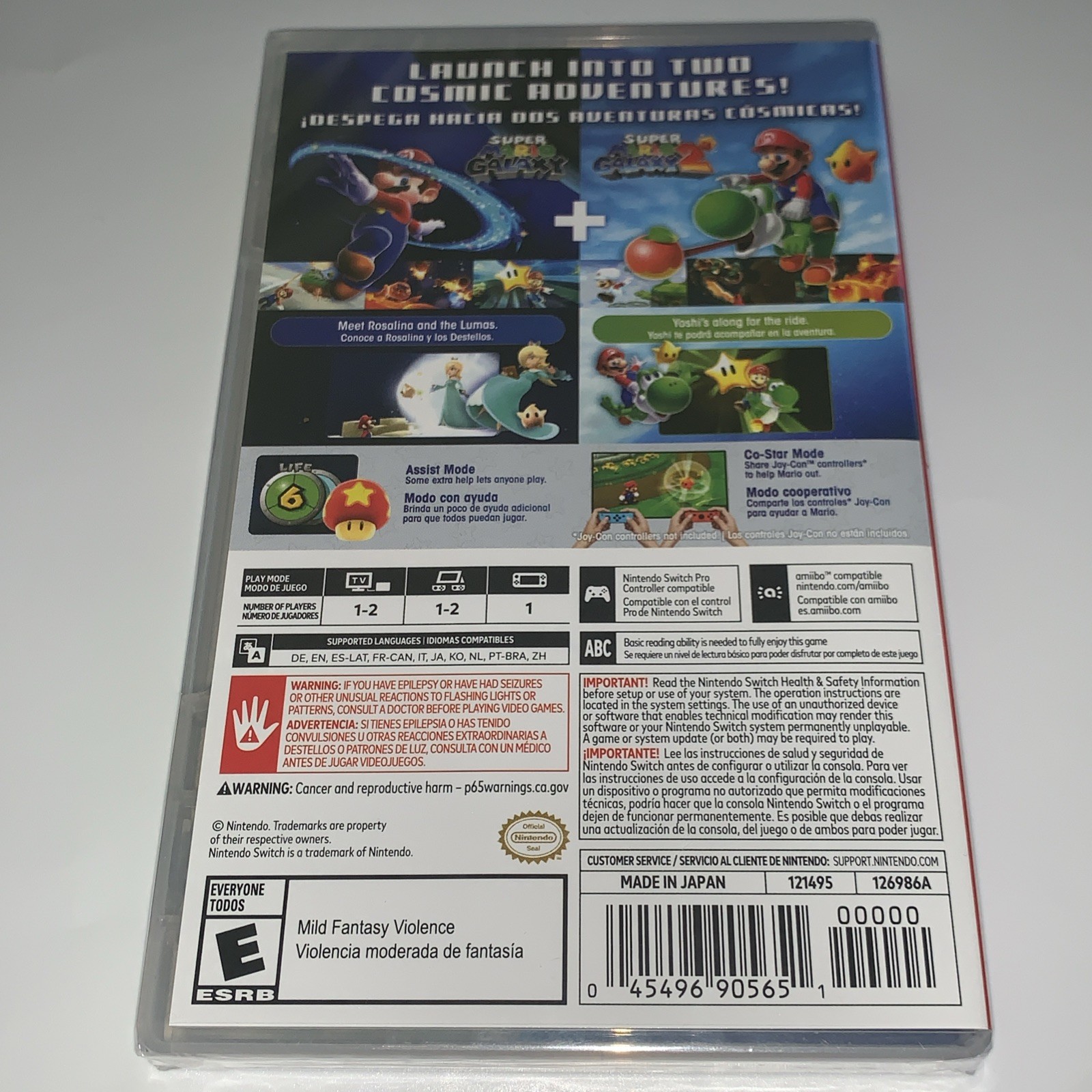 Super Mario Galaxy + Super Mario Galaxy 2 – Nintendo Switch | Brand New Sealed!