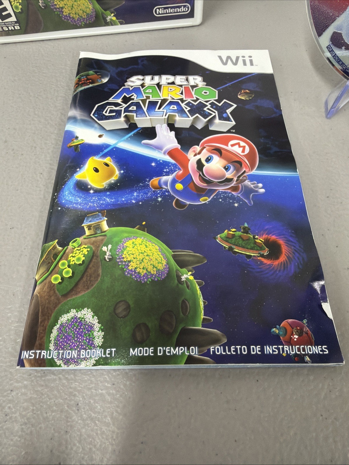 Super Mario Galaxy (Nintendo Wii, 2007) CIB Tested And Working