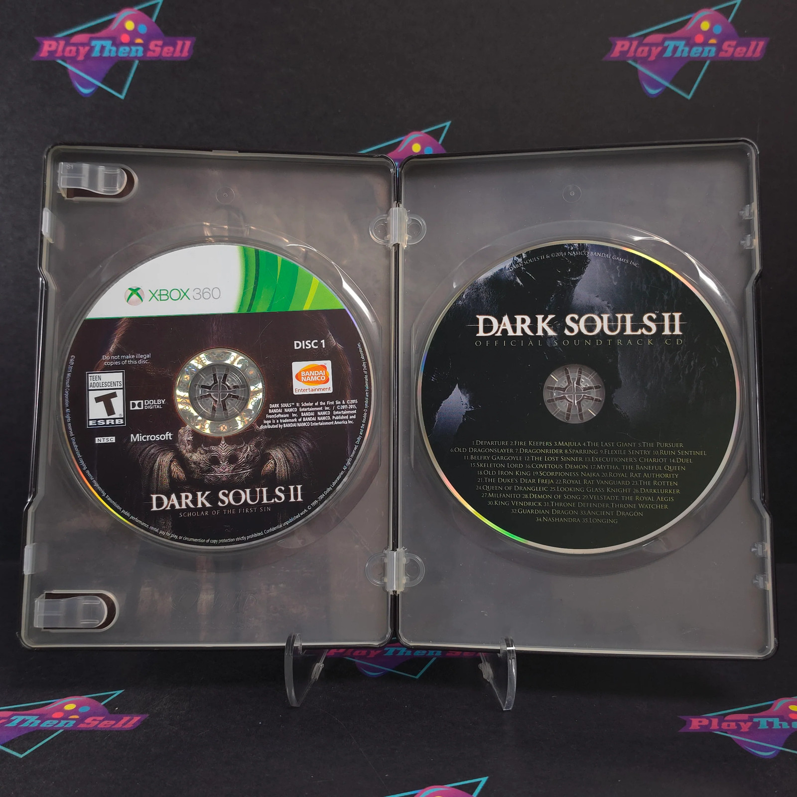 Dark Souls II (2) Black Armor Edition Xbox 360 Sleeve/CD Complete – Very Good