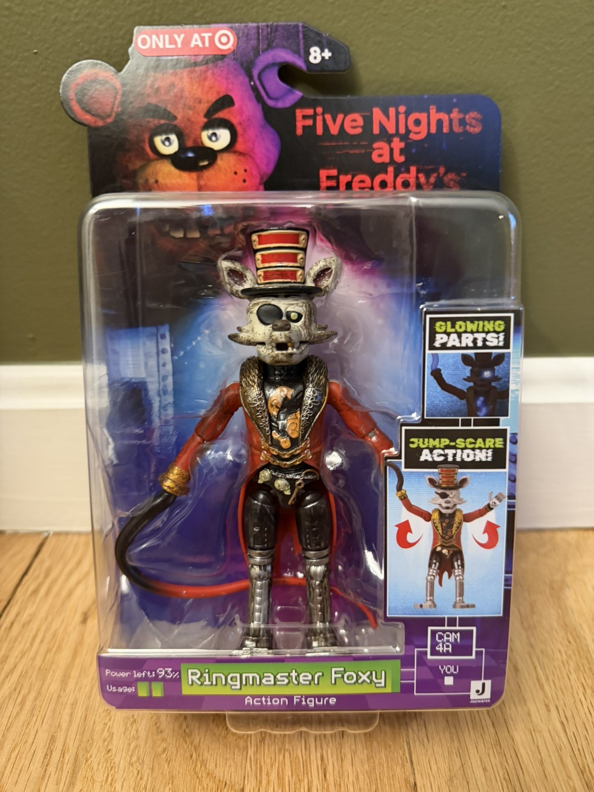 Five Nights at Freddy’s – “RINGMASTER FOXY” (TARGET EXCLUSIVE) JAZWARES *NEW*