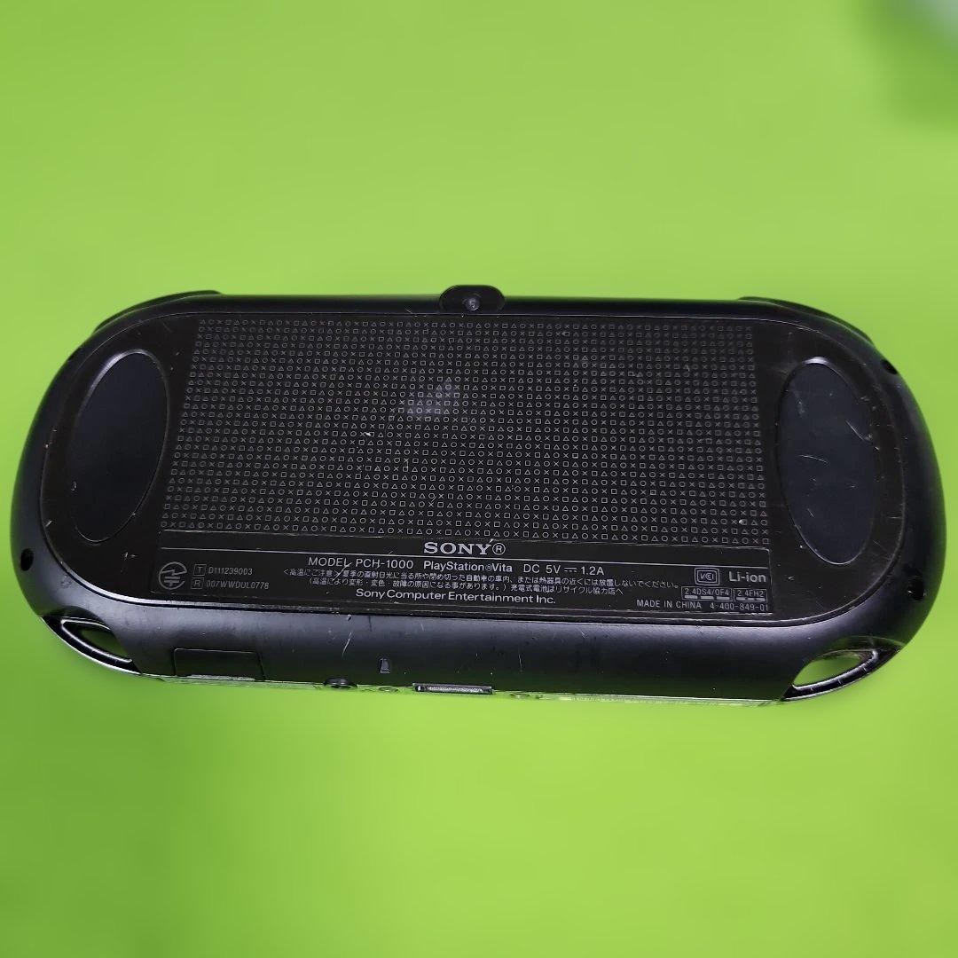 Sony PS Vita PCH-1000 Black Console Tested Screen Yellowing Japan