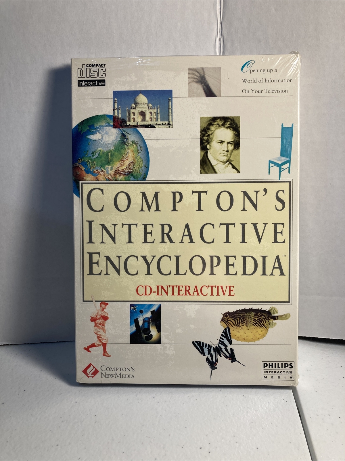 VINTAGE PHILLIPS CD-I Compton’s Interactive Encyclopedia Sealed New CDi