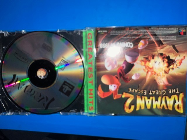 Rayman for Playstation 1! Comes with Greatest Hits case/manual.