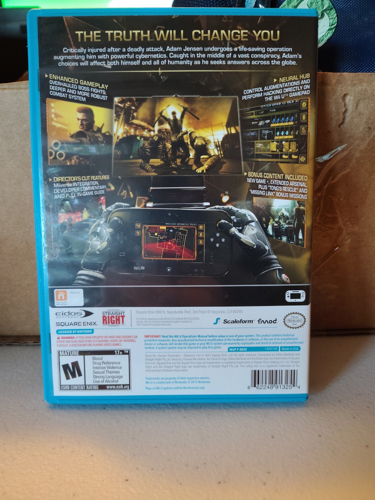 Deus Ex: Human Revolution – Director’s Cut (Nintendo Wii U, 2013)