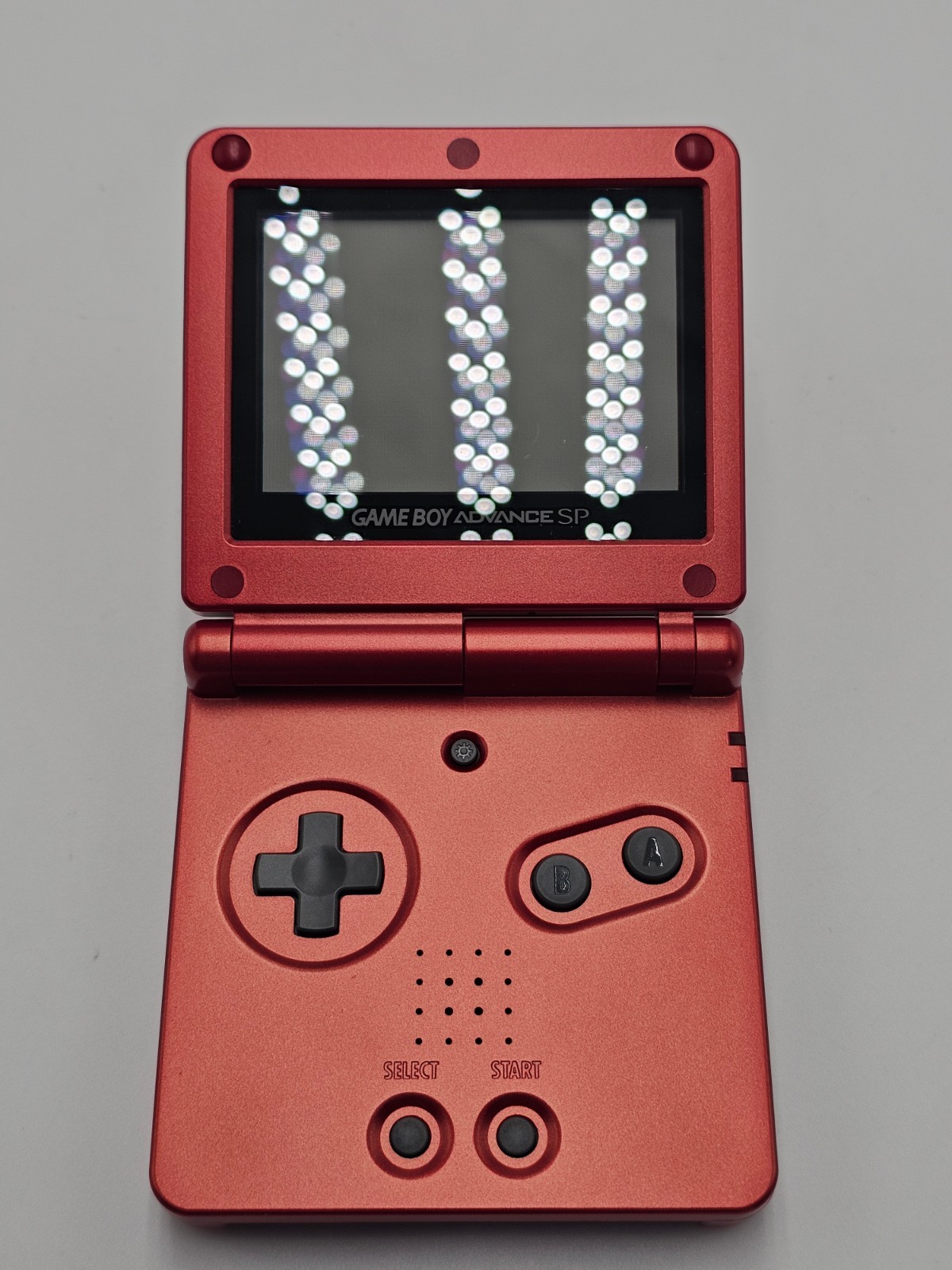 Nintendo Game Boy Advance SP Handheld Game Console Flame Red AGS-001