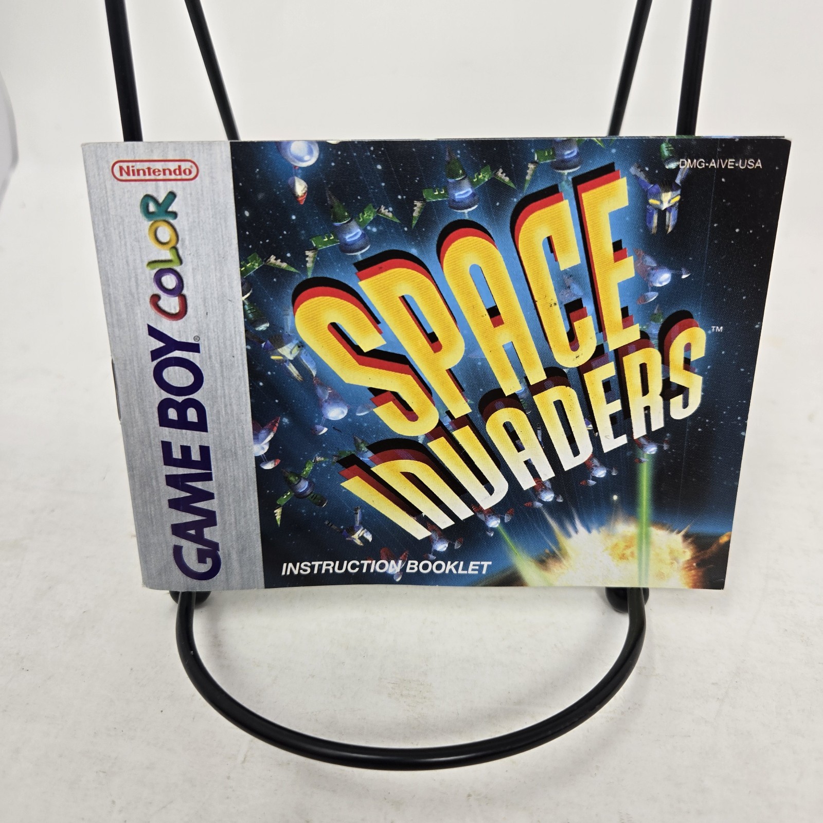 Space Invaders Authentic Nintendo Game Boy Color Game And Manual, Tested