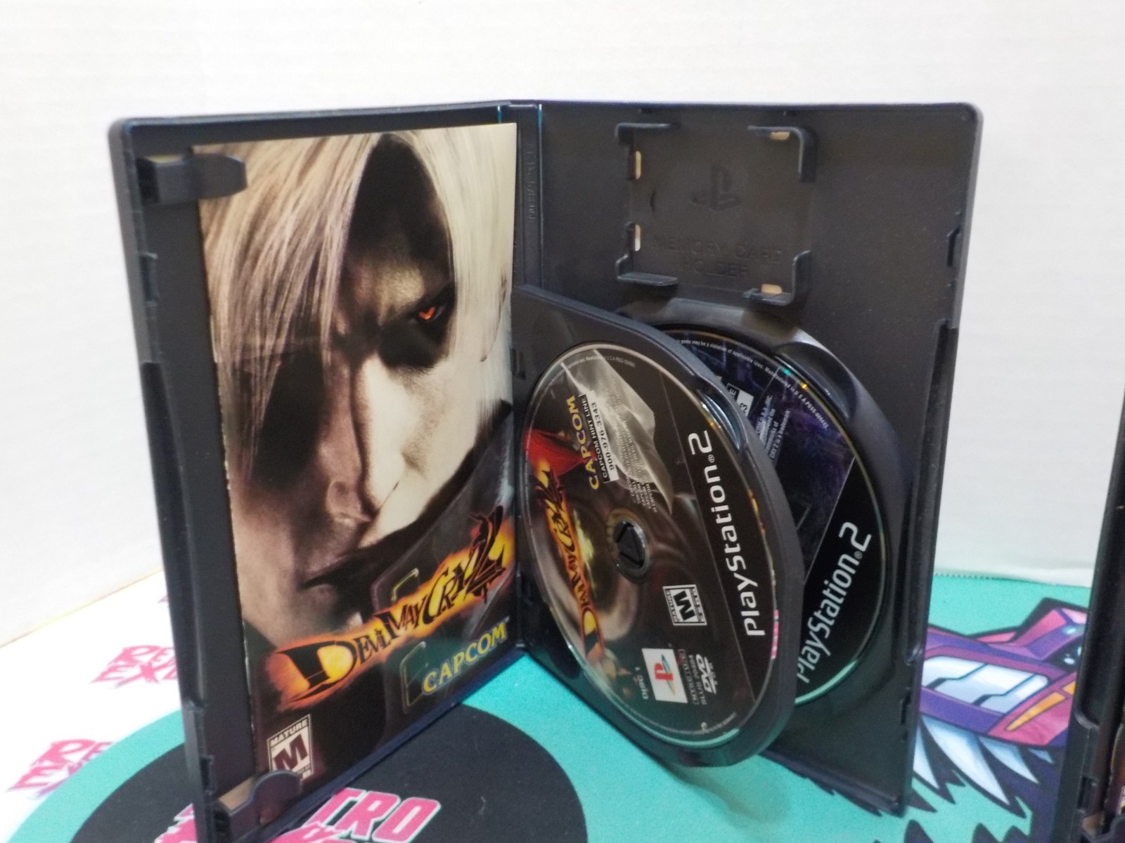 N A1001 Devil May Cry 1 & 2 (Sony PlayStation 2, PS2) CIB