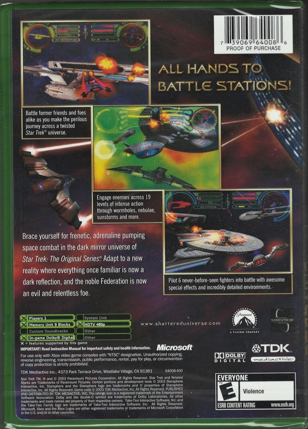 Star Trek: Shattered Universe – Microsoft Xbox
