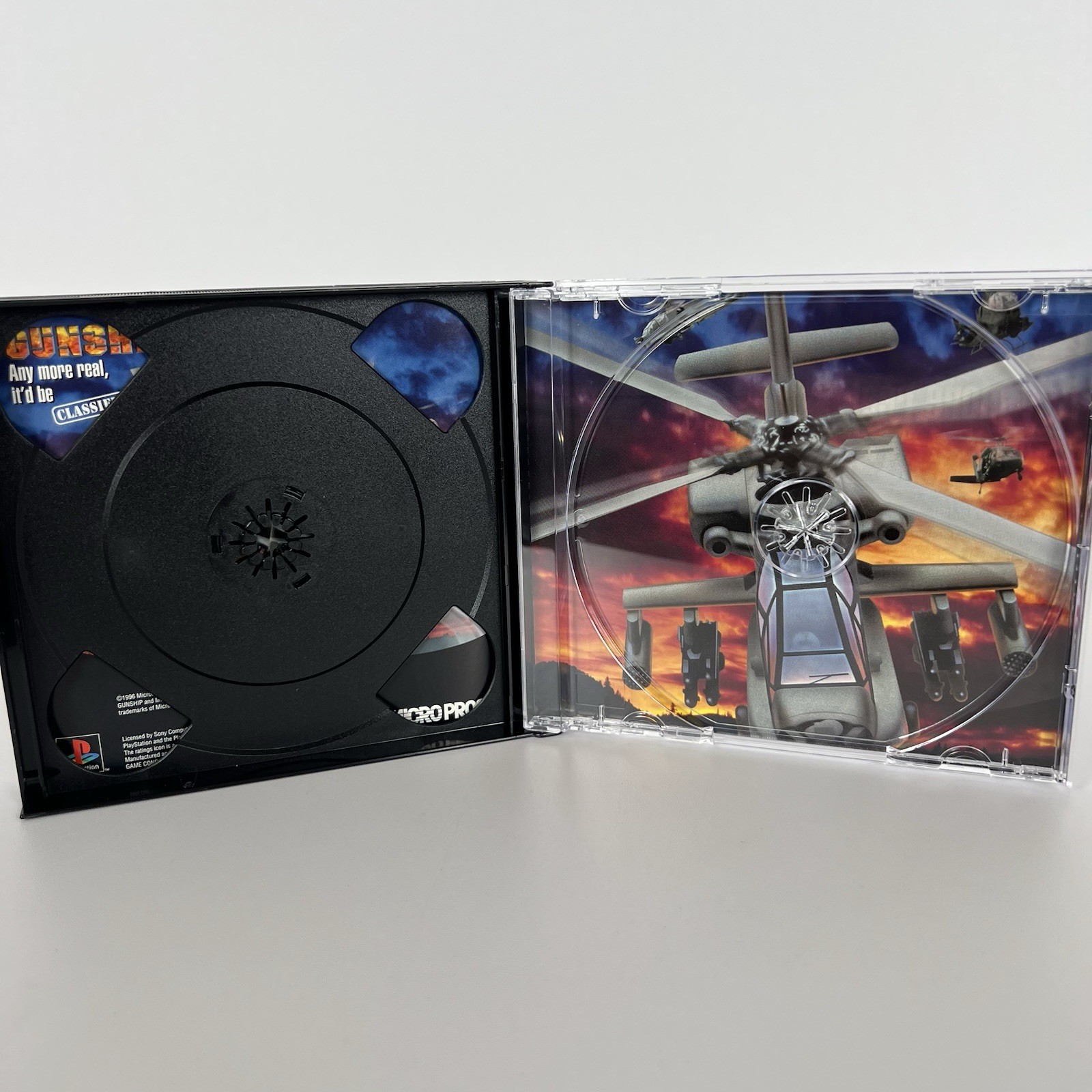 Gunship (Sony PlayStation 1, 1996) PS1 Complete CIB W/ Reg Card