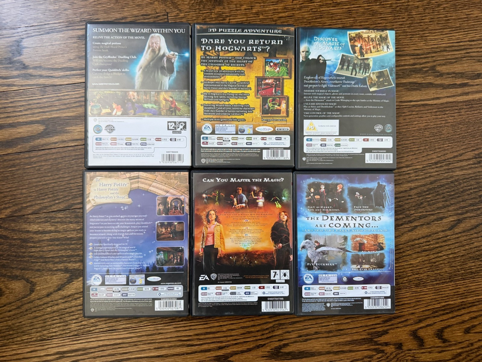 pc HARRY POTTER Games PC CD/DVD-ROM Region Free PAL