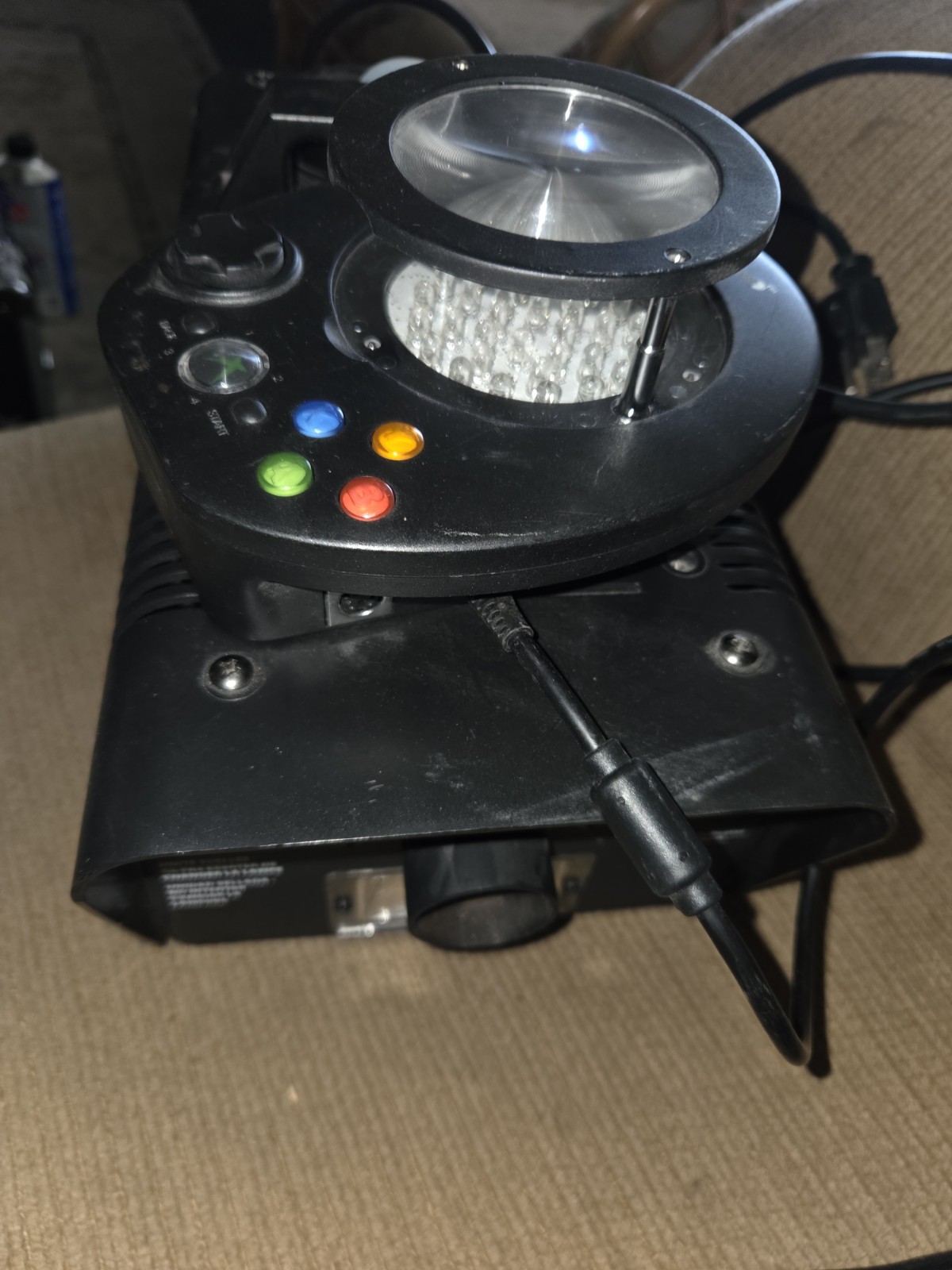 Xbox 360 Rock Band Stage Kit – LED Light Array, Fog Machine, Strobe Light
