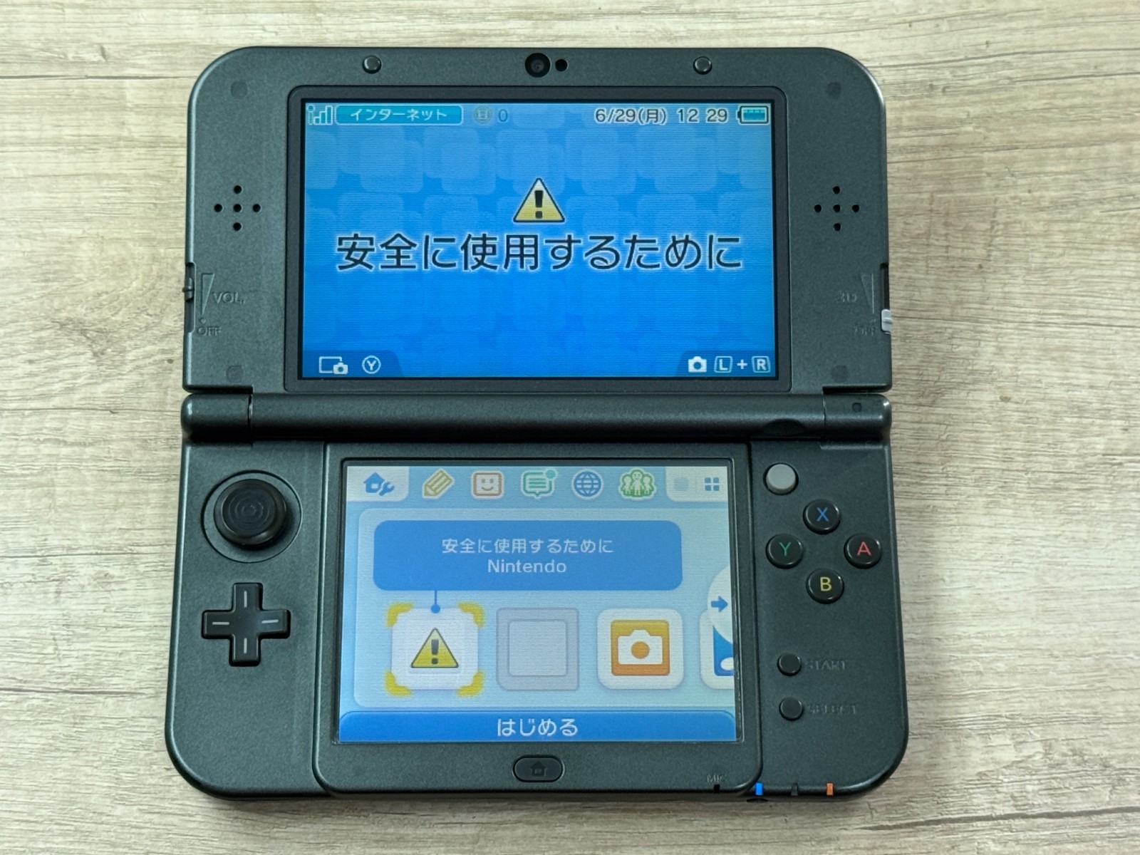 IPS Nintendo New 3DS XL Metallic Black Console IPS Top Tested Japan D8748