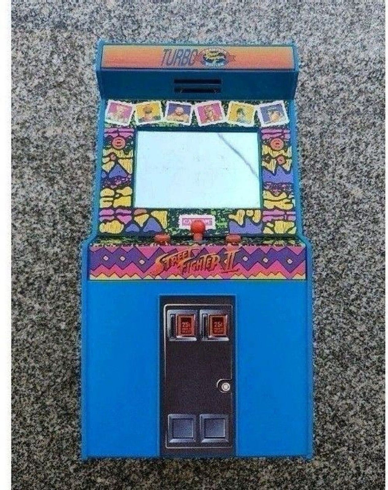 Street Fighter II Turbo Electronic Talking 10″ Arcade Bank 1993 Capcom