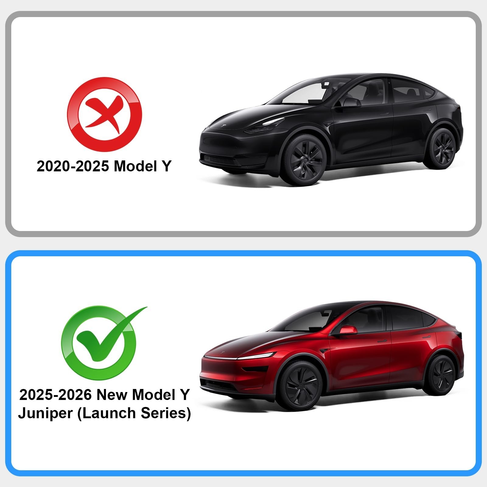 Spoiler for Tesla Model Y Juniper 2026 Premium ABS Plastic with Matte Carbon …