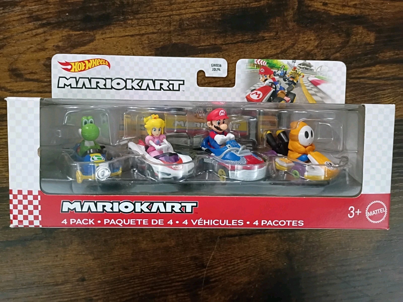 *FREE SHIP* 12-PK SUPER MARIO KART Hot Wheels Rosalina Bowser Jr Orange Shy Guy