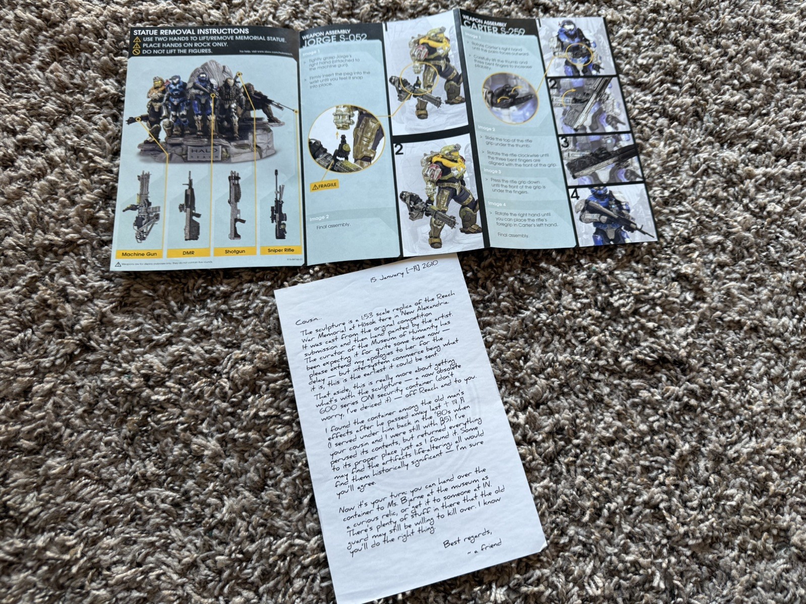 Halo Reach Legendary Edition, Complete Set. All Weapons, Box, Game, and Journal.