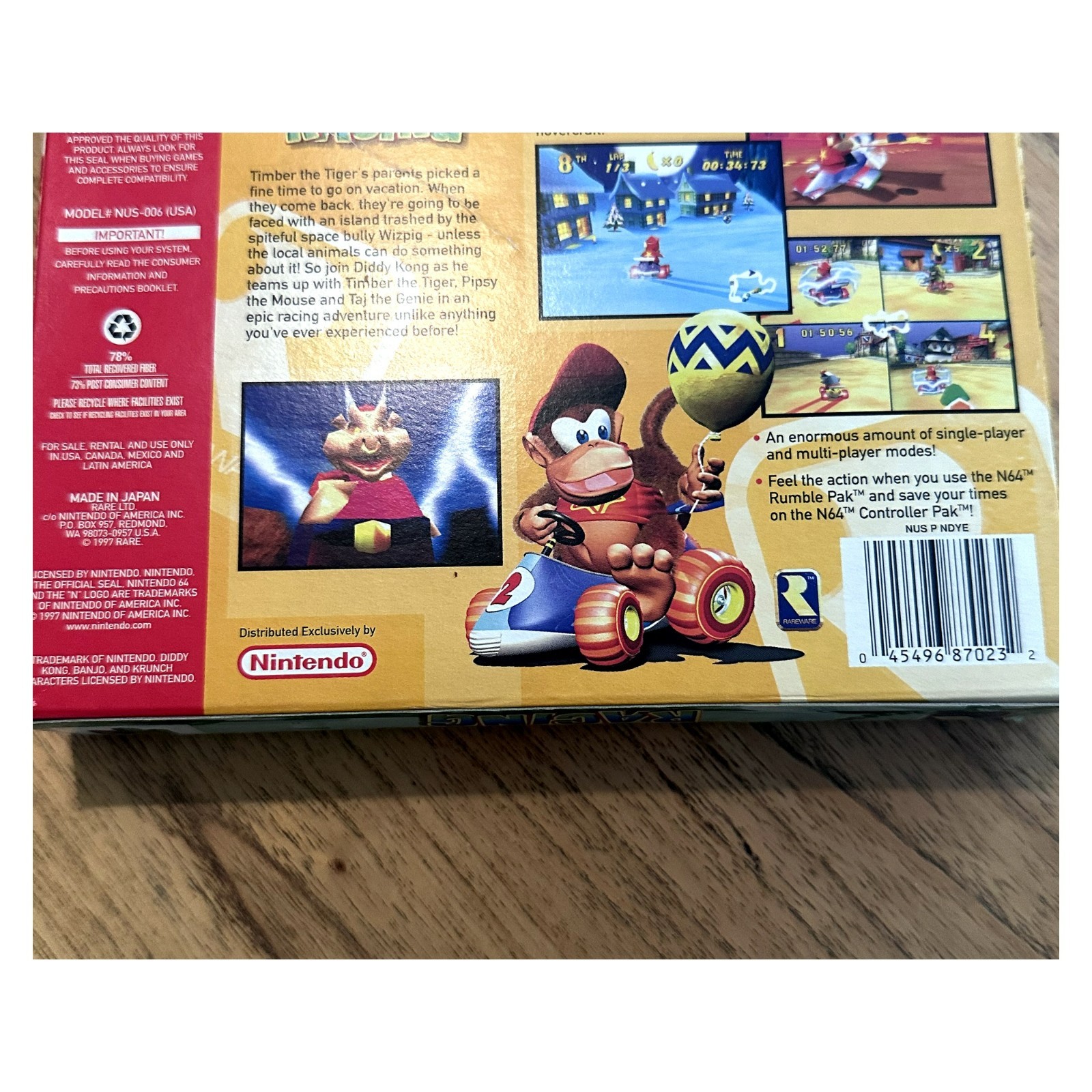 Diddy Kong Racing (Nintendo 64, 1997)