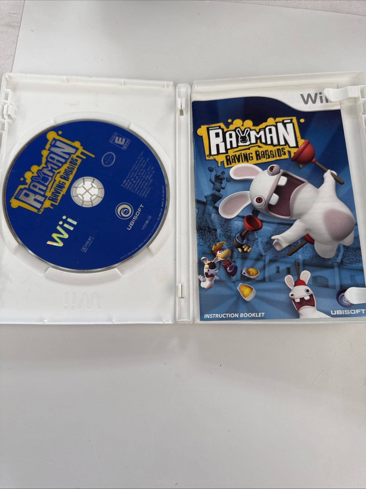 [TESTED] Rayman Raving Rabbids (Nintendo Wii, 2006) complete with manual CIB