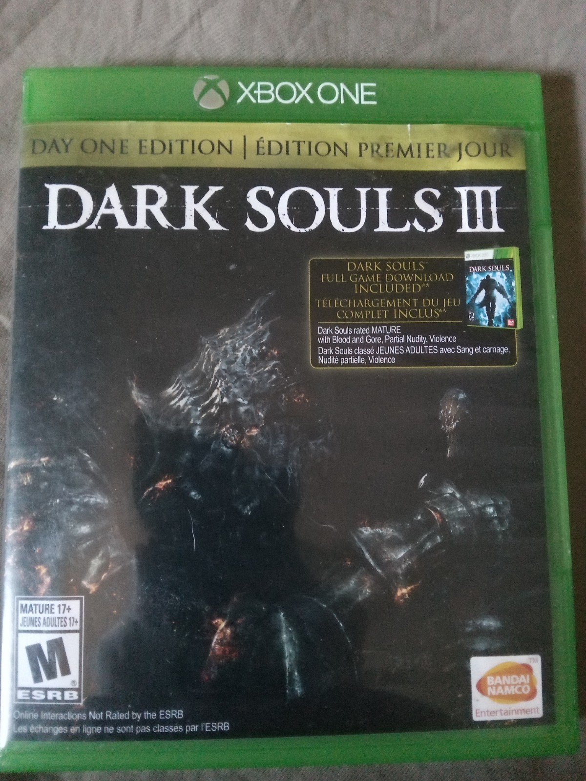 Dark Souls 3 Day One Edition for Xbox One Complete, Tested, Working