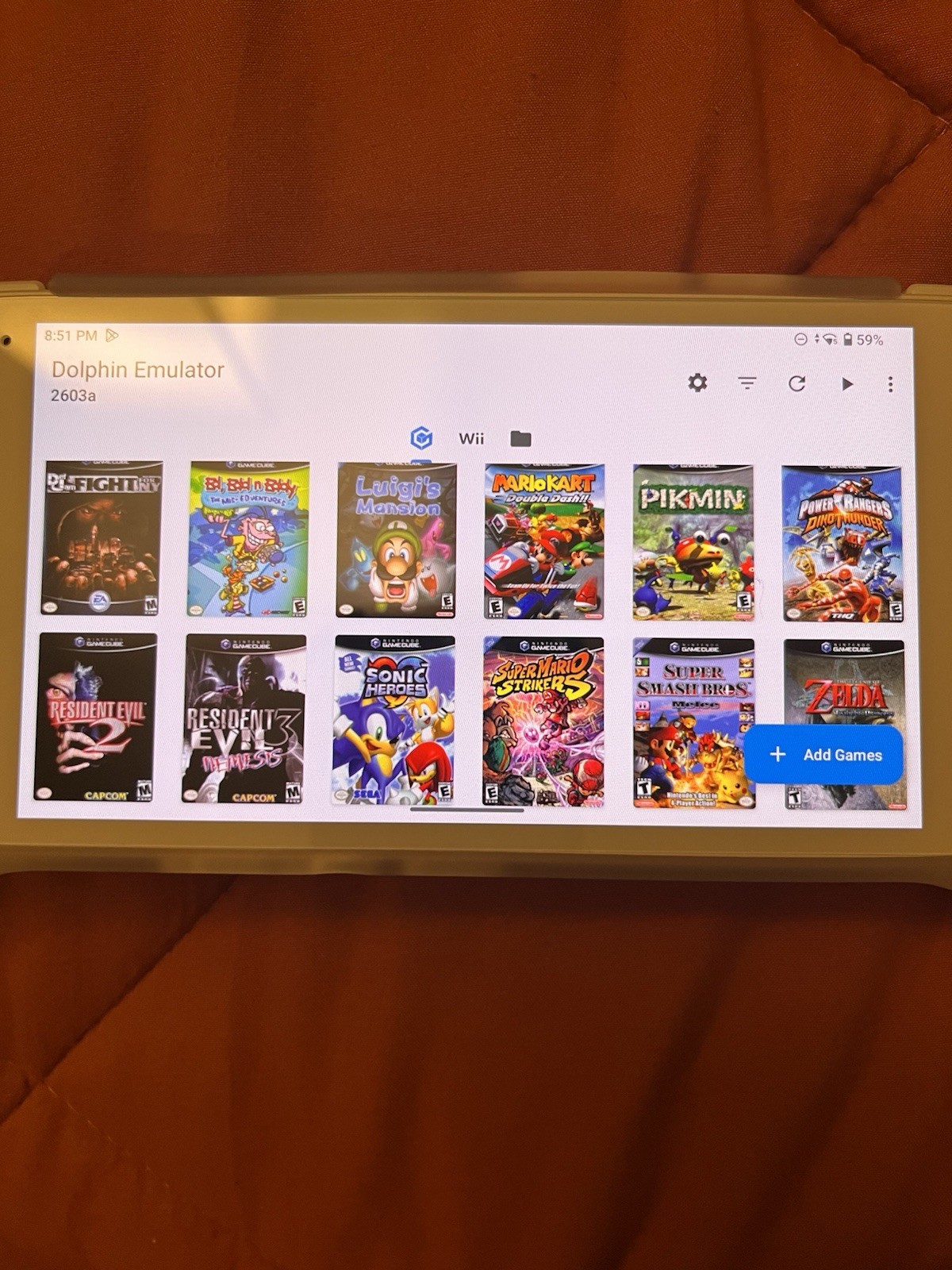 Retroid Pocket 5 with Clear Case