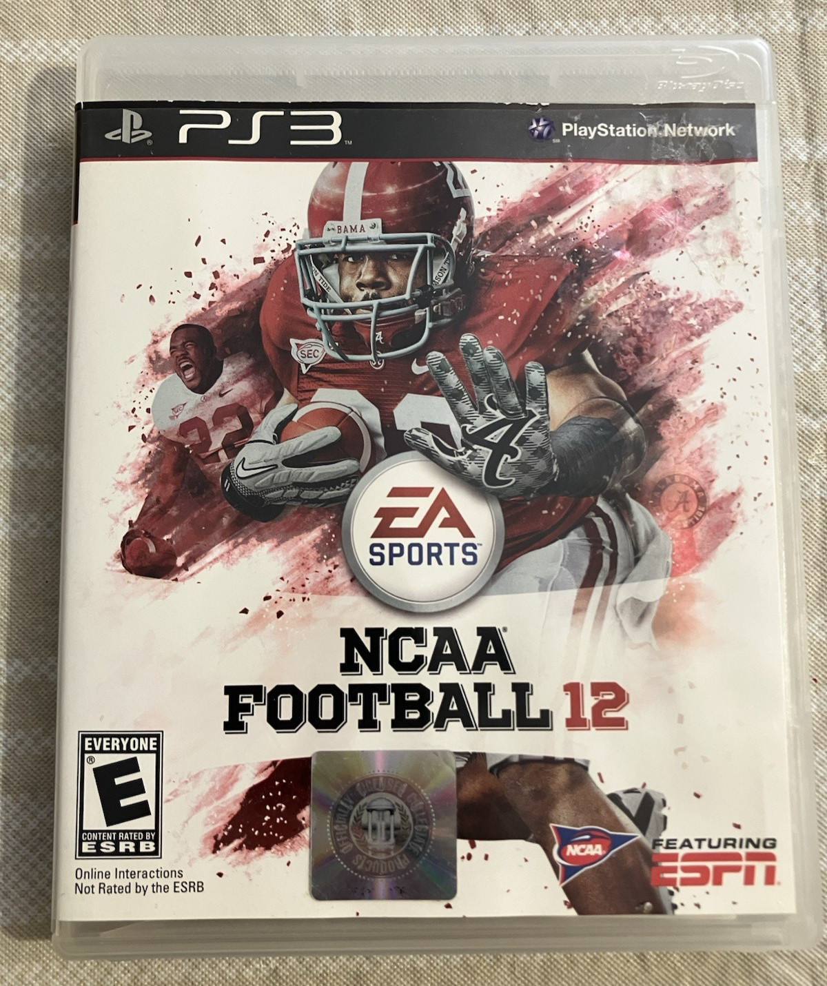 NCAA Football 12 (PS3) Tested Works with Manual