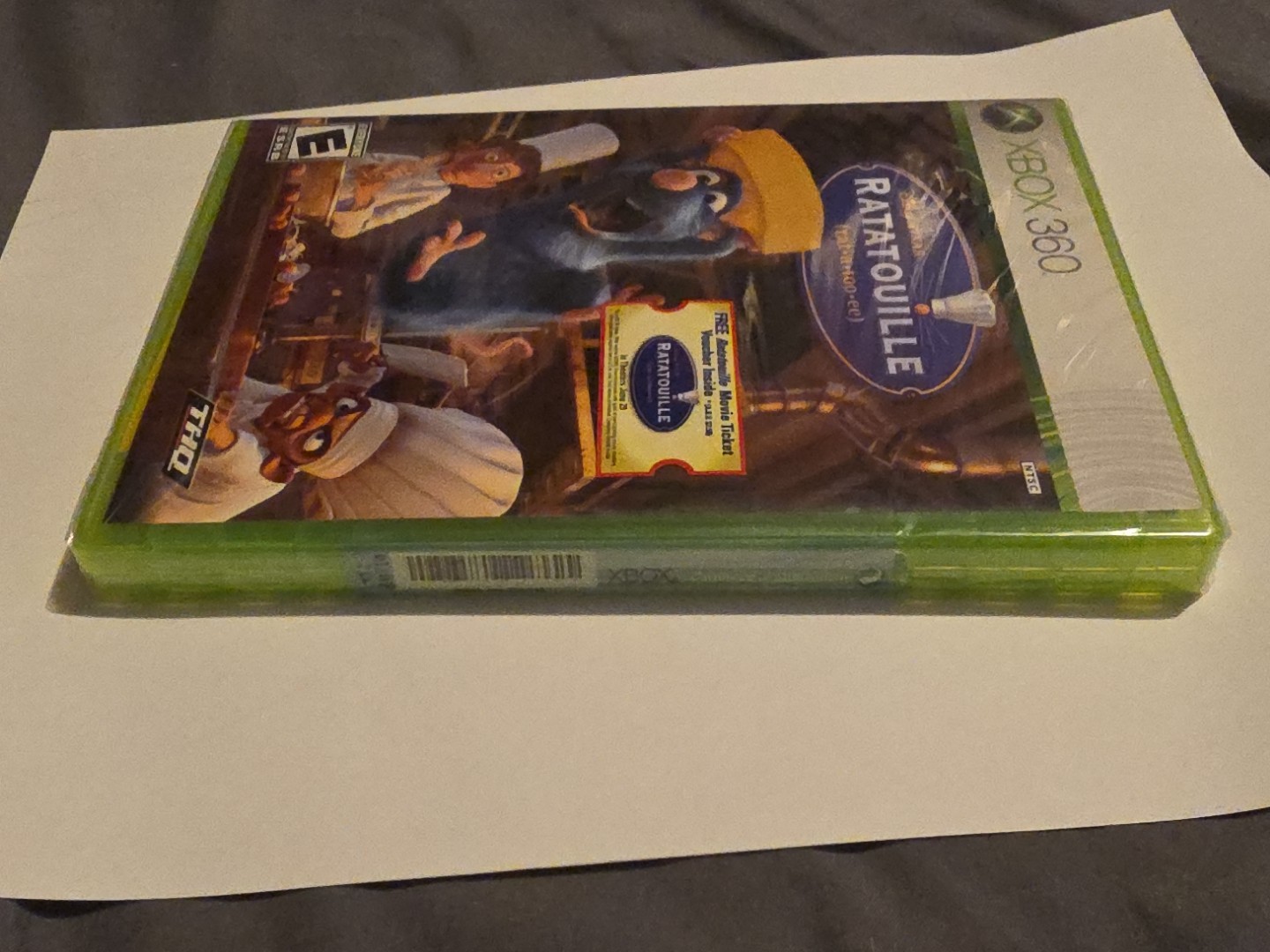 Xbox 360 Ratatouille 1st Print Brand New Sealed W/Free Expired Ticket Mint