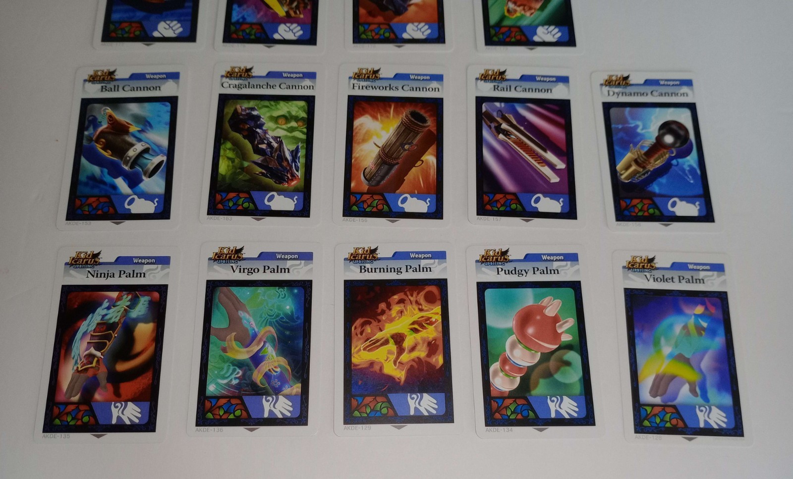 Nintendo 3DS Kid Icarus Uprising AR Cards Lot 20 Count Excellent Condition