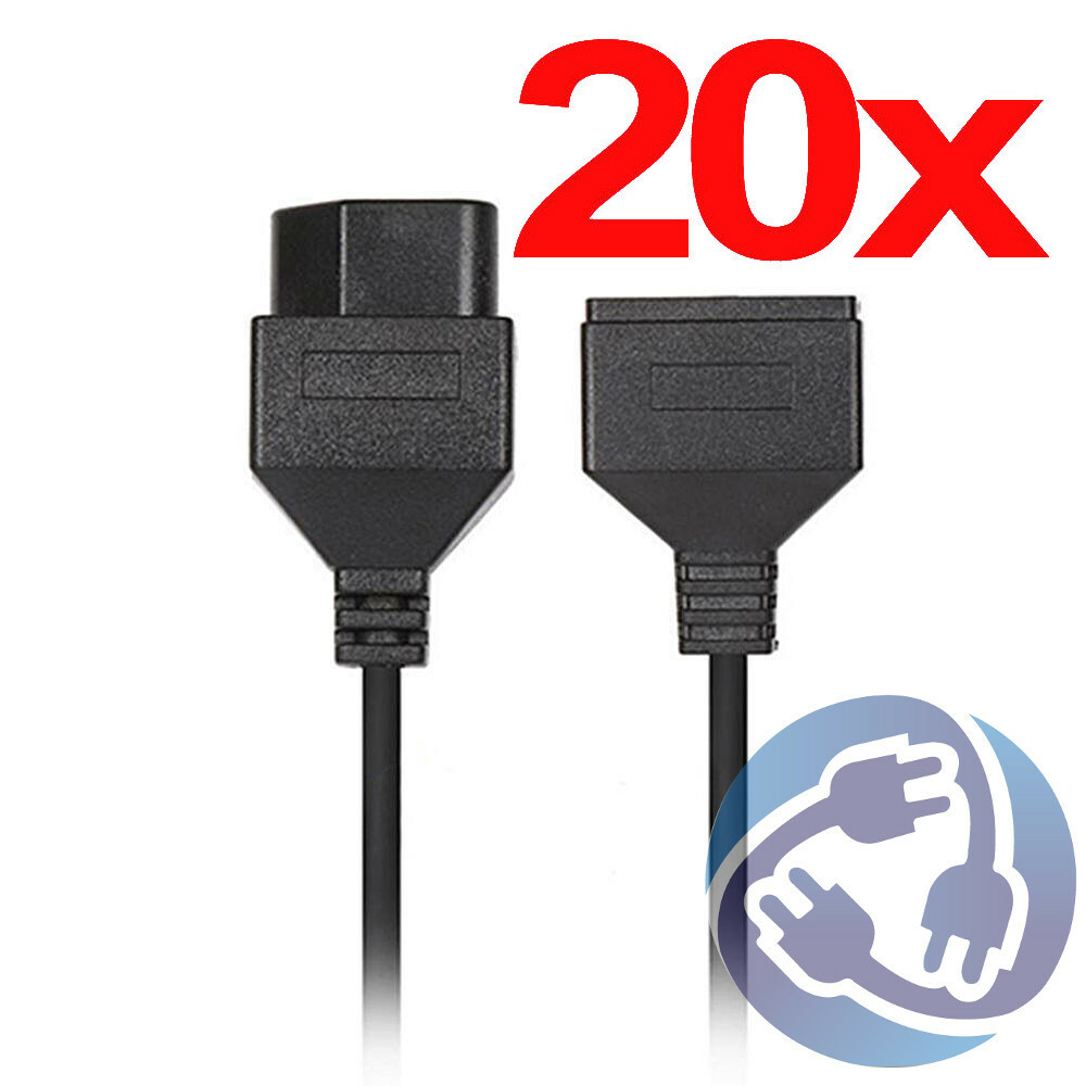 Lot 20x 6 ft Extension Cable for Original 1985 Nintendo NES Controller