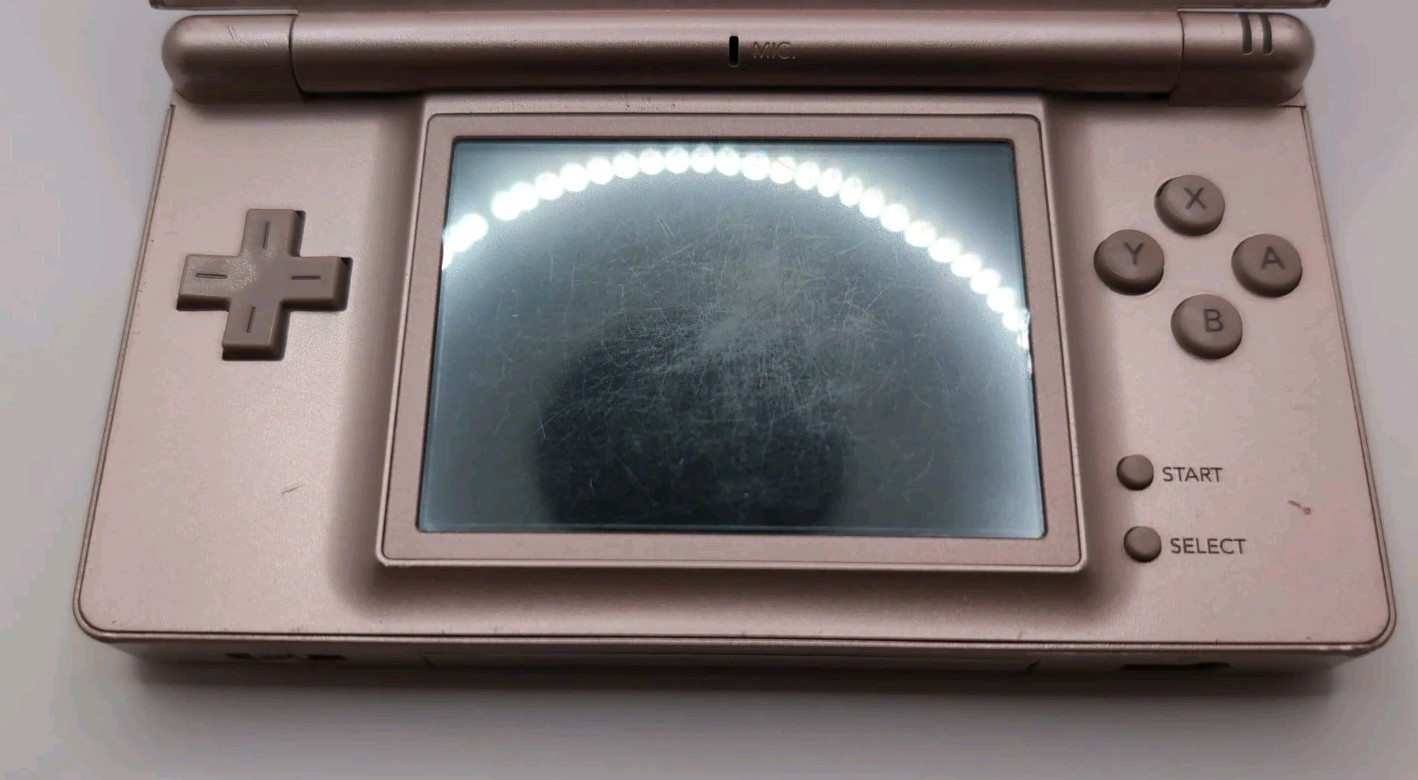 Pink Nintendo DS Lite USG-001 (Nintendo, 2006) w/ Travel Case