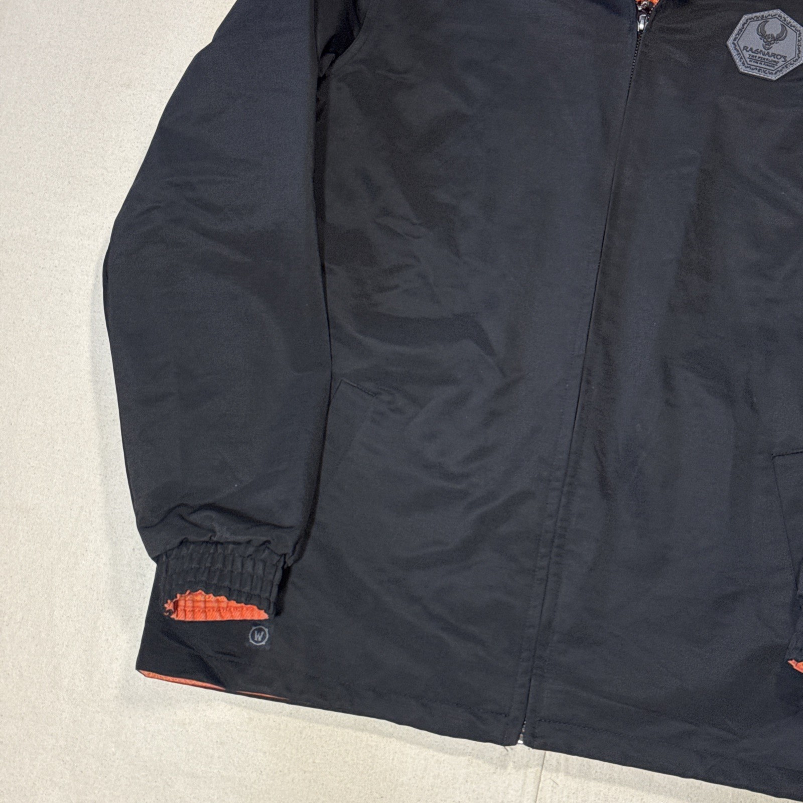 World of Warcraft Ragnaros The Firelord Full Zip Jacket Hoodie Blizzard Men’s M