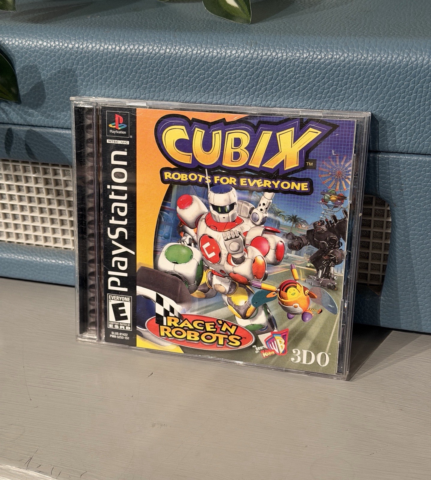 Cubix Robots For Everyone w/ Music CD & Trading Card Variant PlayStation PS PS1