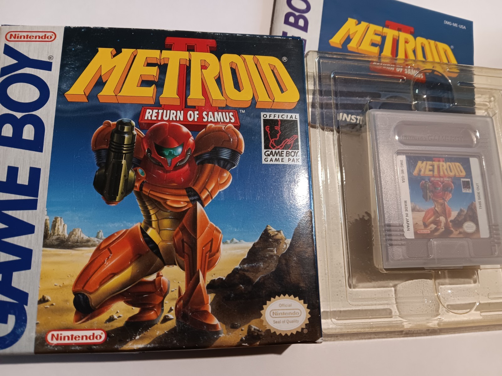 Metroid 2 Return of Samus Gameboy CIB Complete in Box Hardly Played