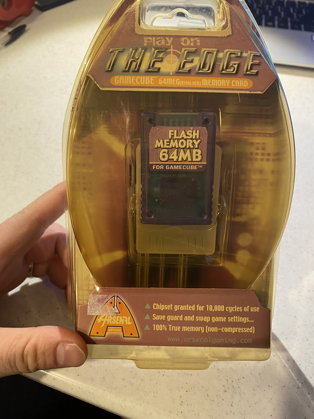 Game Cube Memory Card (Arsenal gaming) 64MB Brand New Mario, Zelda Nintendo