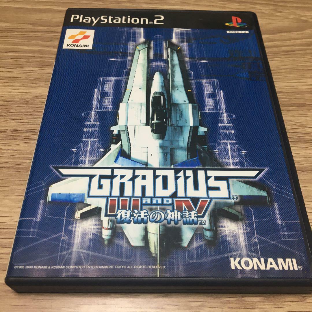 Used Konami Gradius III and IV 3 & 4 Sony Playstation 2 PS2 Japanese Retro Game