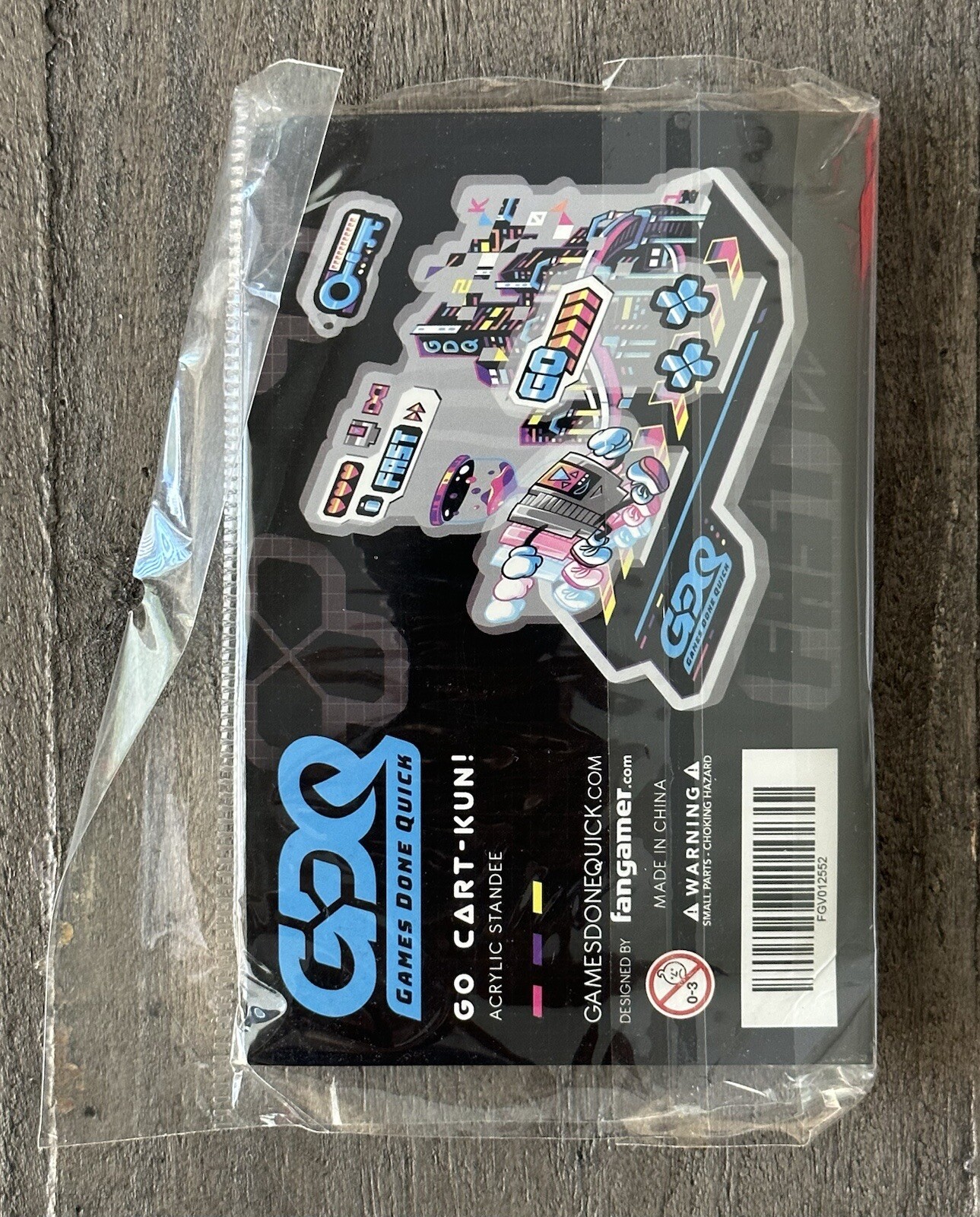 Games Done Quick Go Cart-Kun Acrylic Standee – Brand New Sealed