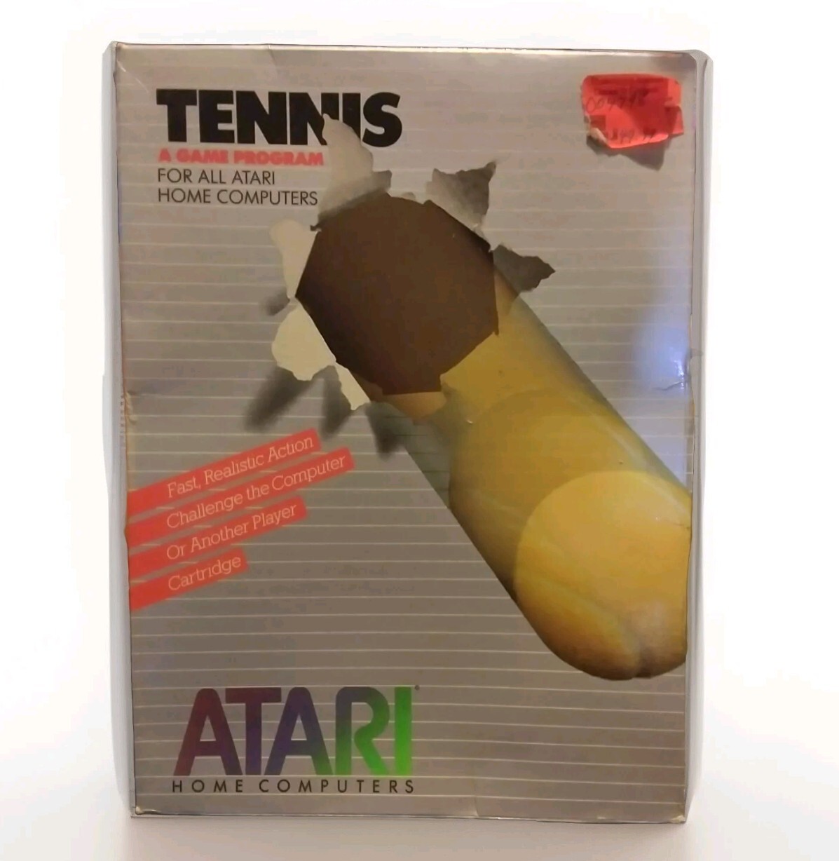 Atari 1983 Tennis RX8042 Vintage Cartridge Computer Sports Game + Original Box