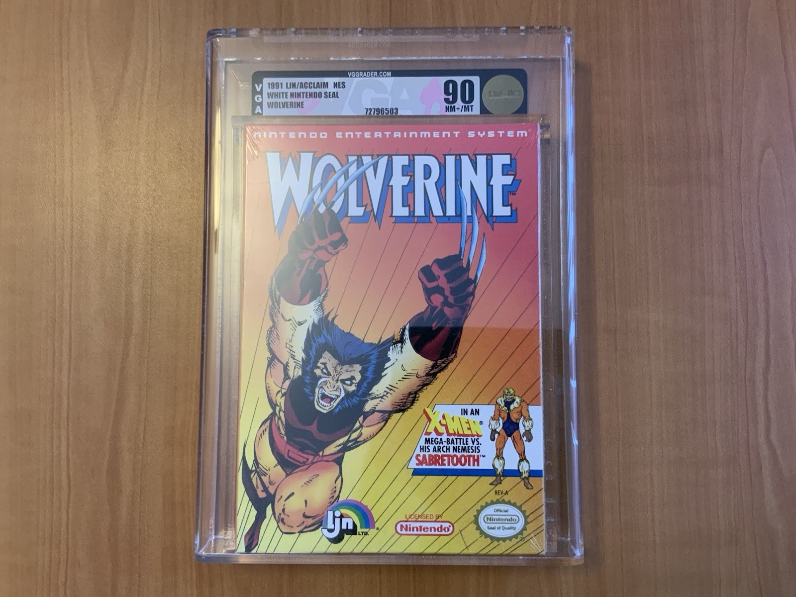 NES 1991 Wolverine VGA 90 NM+/MT MISB rare 💎🔥