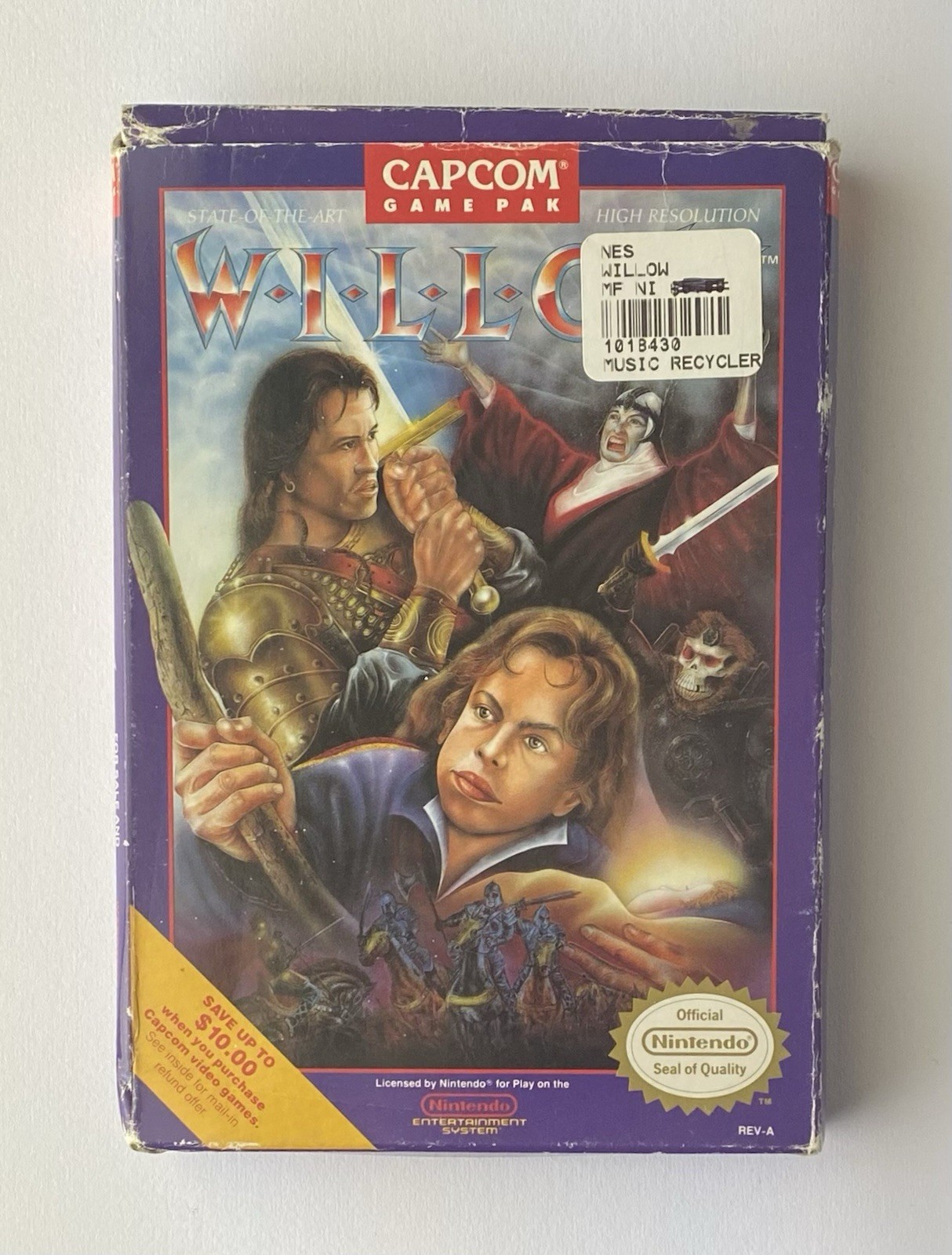 Nintendo Entertainment System – Willow – 1989 – Complete Set -Box – Manual -Game