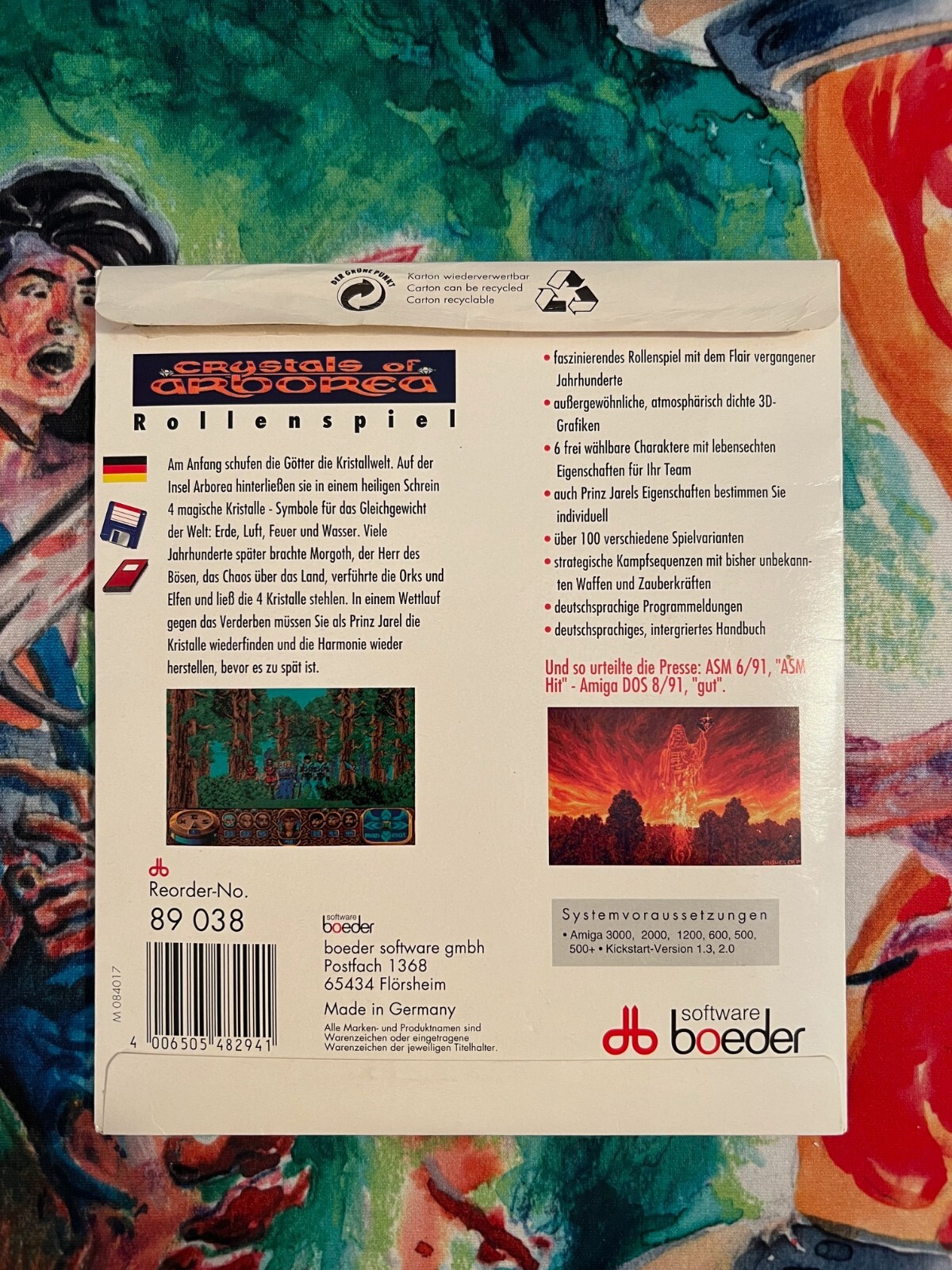 CRYSTALS OF ARBOREA COMMODORE AMIGA ISHAR PERFECT CONDITION SILMARILS